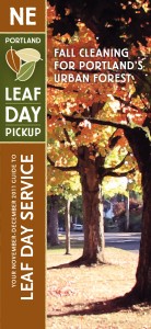 Portland Leaf Day mailer (Gyroscope Creative)