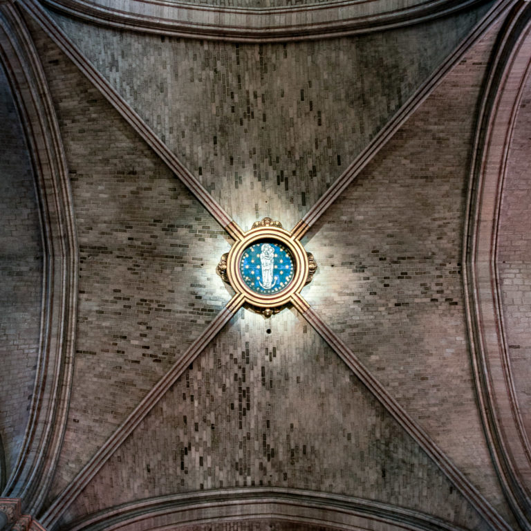 Notre Dame ceiling, photo by Matt Giraud
